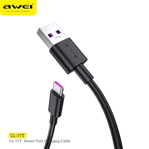 

1 Pack USB C Cable 3.3ft USB A to USB C 5 A Charging Cable Fast Charging High Data Transfer Durable For Samsung Xiaomi Huawei Phone Accessory