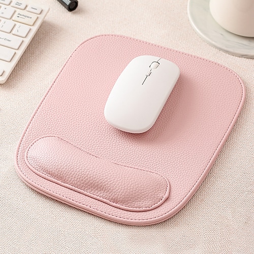 

Wrist Rest Mouse Pad 2028 inch Pain Relief Non-Slip Waterproof Leather Memory Foam Mousepad for Computers Laptop PC Office Home Gaming