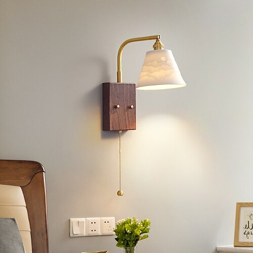 

Modern Nordic Style Indoor Wall Lights LED Living Room Bedroom Copper Wall Light 220-240V