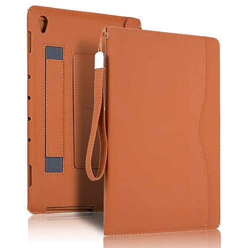 

Tablet Case Cover For Apple iPad Air 2nd iPad Air 3rd iPad mini 5th 4th Portable Card Holder Handle Solid Colored PC PU Leather