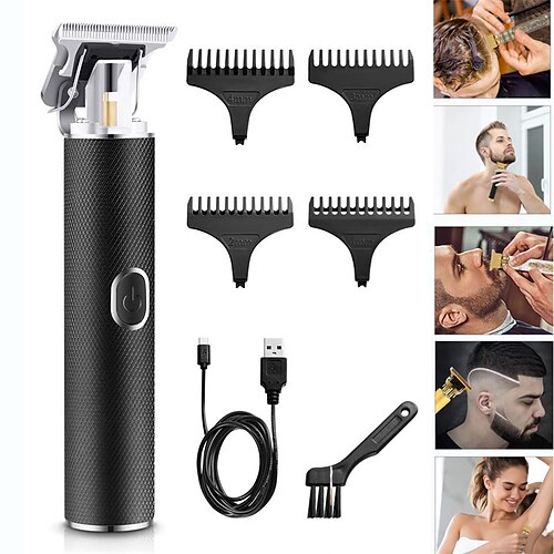 

Professional Hair Clipper Men's Barber Beard Trimmer Rechargeable Hair Cutting Machine Ceramic Blade Low Noise Adult Kid