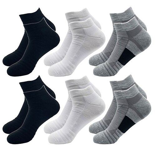 

Men's Anckle Socks Low Cut Socks Sports & Outdoor Daily Holiday Polyester 3 Pairs