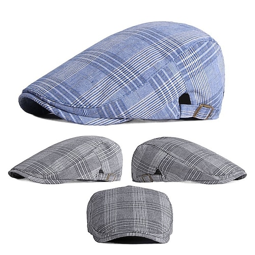 

Men's Newsboy Hat Cabbie Cap Party / Evening Daily Holiday Polyester Cotton Sports & Outdoors Casual Simple Style 1 pcs