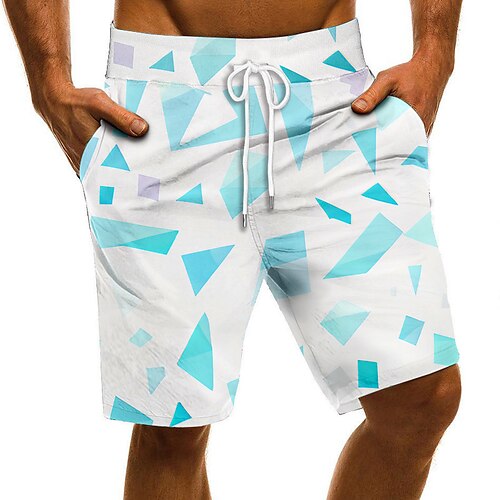 

Men's Swim Trunks Swim Shorts Quick Dry Board Shorts Bathing Suit with Pockets Drawstring Swimming Surfing Beach Water Sports Printed Spring Summer