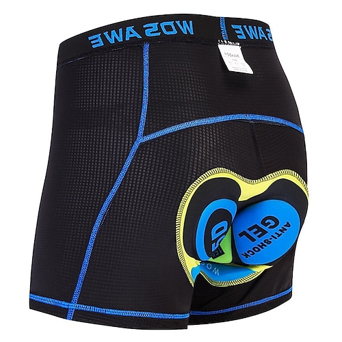 WOSAWE Mens Cycling Underwear Shorts Padded Bike Underpants