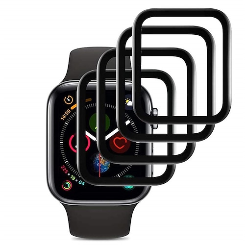 

4 PCS V-eight Protective Film Compatible with Apple Watch Series 3/2/1 38mm scratchproof bubble free easy application Soft protective film Full coverage