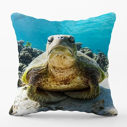 

Ocean Double Side Cushion Cover 1PC Soft Decorative Square Throw Pillow Cover Cushion Case Pillowcase for Bedroom Livingroom Superior Quality Machine Washable