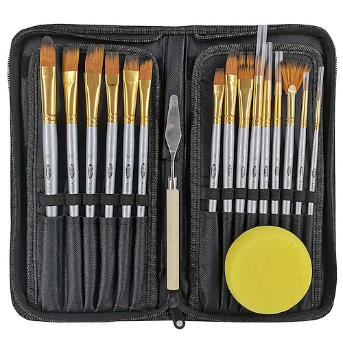 

oil painting brush 6H Log Pen Holder Black Wood Pencils 17 for Adult Artists