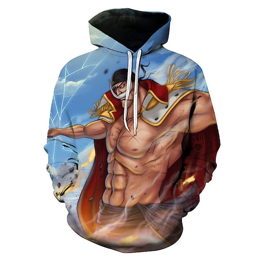 

Inspired by One Piece Monkey D. Luffy Hoodie Cartoon Manga Anime Harajuku Graphic Kawaii Hoodie For Men's Women's Unisex Adults' 3D Print 100% Polyester