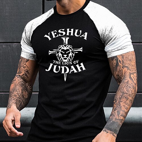 

Men's Unisex T shirt Tee Hot Stamping Graphic Prints Letter Crew Neck Street Daily Print Short Sleeve Tops Designer Casual Big and Tall Sports Black / Summer