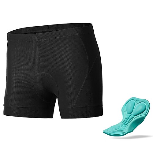 

Men's Bike Shorts Cycling Shorts Bike Padded Shorts / Chamois Mountain Bike MTB Road Bike Cycling Sports Patchwork 3D Pad Cycling Breathable Quick Dry Black Cyan Polyester Clothing Apparel Bike Wear