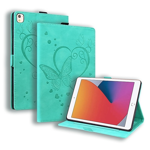 

Tablet Case Cover For Apple iPad 10.2'' 9th 8th 7th iPad Pro 12.9'' 5th iPad Air 5th 4th iPad Air 3rd iPad Pro 4th 12.9'' iPad mini 6th 5th 4th iPad Pro 11'' 3rd Card Holder with Stand Flip Heart