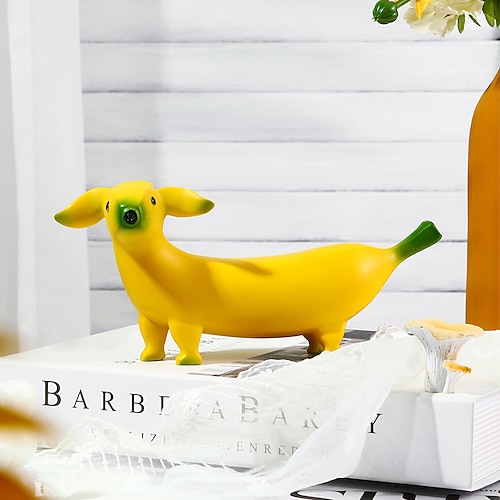 

banan dyr ornament dekorative objekter harpiks moderne moderne til boligdekoration gaver 1 stk