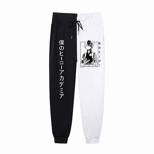 

Inspired by My Hero Academy Battle For All / Boku no Hero Academia Midoriya Izuku Todoroki Shoto Cartoon Manga Anime Harajuku Graphic Kawaii Pants For Men's Women's Unisex Adults' Hot Stamping 100