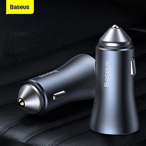 

Baseus PD 20W Car Charger Fast USB Charger for Mobile Phone Fast Charge 4.0 3.0 Type C PD Charger