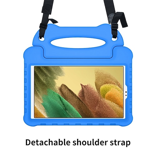 

Tablet Case Cover For Samsung Galaxy Tab A7 Lite 2021 Galaxy Tab S7 FE 12.4'' (2021) Portable Handle Shoulder Strap Solid Colored EVA For Kids