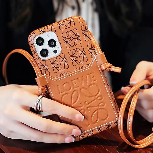 

Phone Case For Apple Classic Series iPhone 13 Pro Max 12 11 SE 2022 X XR XS Max 8 7 iPhone 13 12 Pro Max Mini Dustproof Anti-lost with Removable Cross Body Strap Graphic Patterned TPU