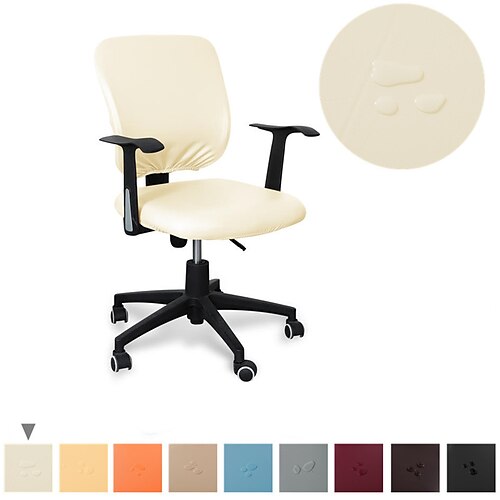 

Computer Office Chair Cover Stretch Rotating Gaming Seat Slipcover Solid High Elasticity Fashion Four Seasons Universal Super Soft Fabric Retro Hot Sale