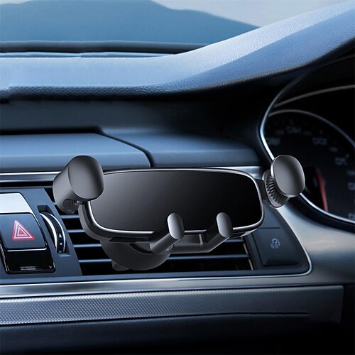 

Car Phone Holder Car Vent Phone Mount Gravity Type Adjustable Removable Phone Holder for Car Car Air Vent Compatible with All Mobile Phone Phone Accessory