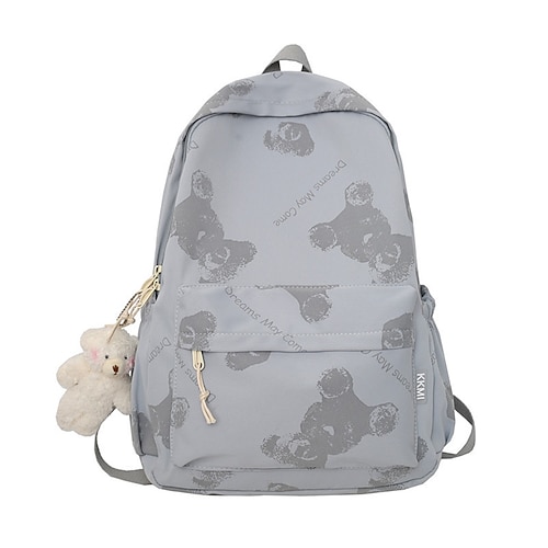 

School Backpack Bookbag Cartoon Animal for Student Boys Girls Water Resistant Wear-Resistant Breathable Nylon School Bag Back Pack Satchel 21.19 inch