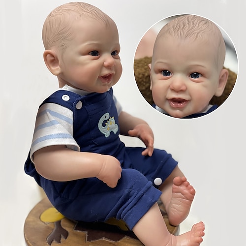 

20 Inch Reborn Dolls Boy Baby Soft Vinyl Realistic Newborn Toy For Children Boneca Renascida Brinquedo Bebe Para Crianas