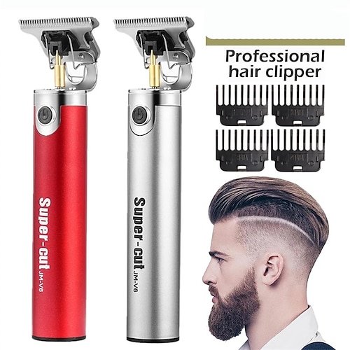 

Electric Cord Cordless Bear Hair Trimmer FoMen Grooming Hair ClipperBarberHair Cutter Machine ReCharGeAble