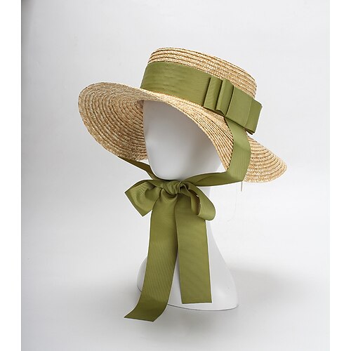 

Princess Audrey Hepburn Retro Vintage 1950s Straw Hat Women's Costume Vintage Cosplay Party / Evening Hat Masquerade