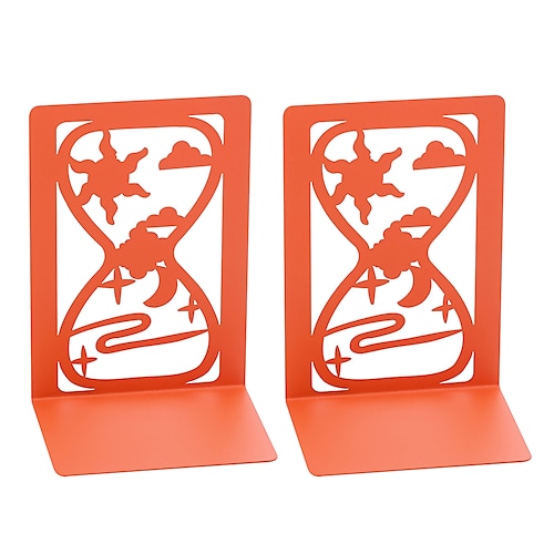 

Book Ends 1 Pair Metal Bookends for School Office Home Easy to Carry Easy to Install 4.726.923.54 inch