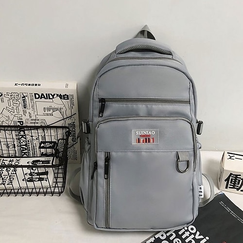 

School Backpack Bookbag Cartoon Solid for Student Boys Girls Water Resistant Wear-Resistant Breathable Nylon School Bag Back Pack Satchel 20.97 inch
