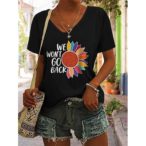 

We Won't Go Back Roe v Wade Women's T shirt