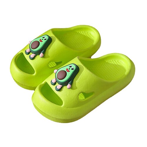 

Boys Girls' Slippers Flip-Flops Casual Daily EVA(ethylene-vinyl acetate copolymer) Water Resistant Non-slipping Slippers Little Kids(4-7ys) Casual Daily Indoor Outdoor Play Green Blue Yellow Spring