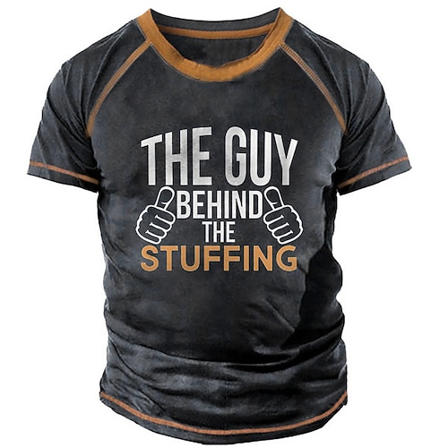 

Men's Unisex T shirt Tee 3D Print Graphic Prints Letter Crew Neck Street Daily Print Short Sleeve Tops Designer Casual Big and Tall Sports Army Green Dark Gray Navy Blue / Summer