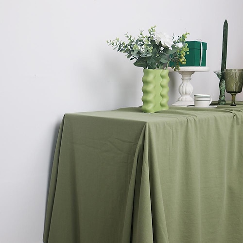 

Tablecloth Art Nordic Bamboo Knotted Linen Tablecloth Tea Coffee Table for Dining Table Home Room Decoration