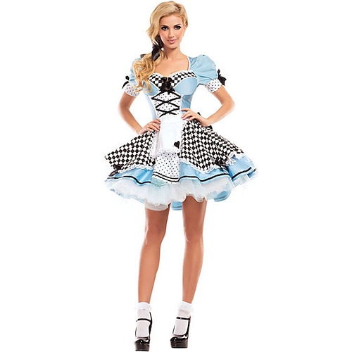 

Maid Costume Adults' Women's Cosplay Costume For Polyester Masquerade Dress