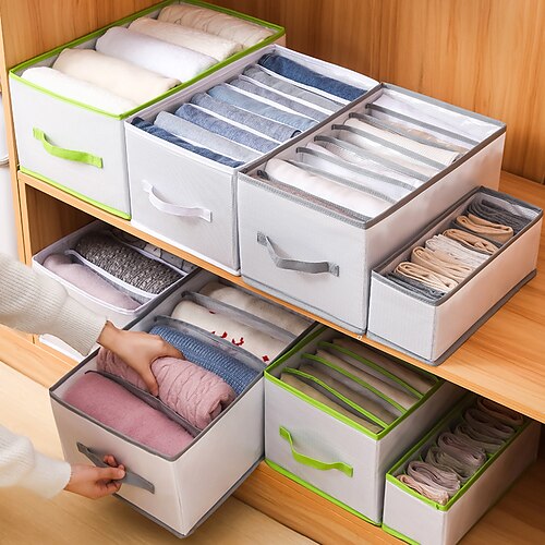

7Grids Foldable Socks And Panties Storage Box