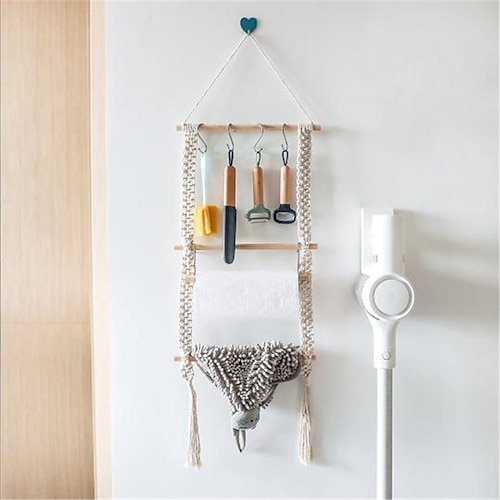 

Hand-woven Storage rack Large capacity Storage rack 10635cm