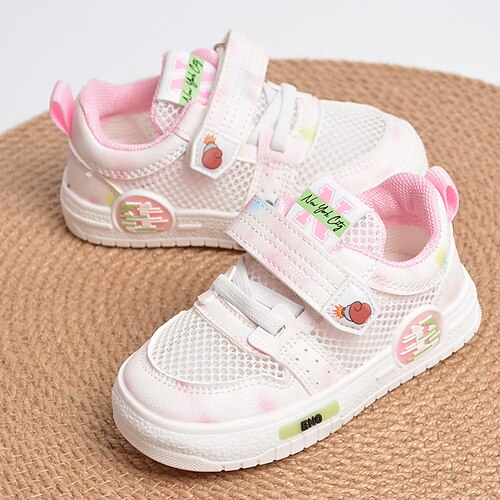 

Girls' Sneakers Sports & Outdoors Casual Comfort School Shoes Breathable Mesh Breathability Sporty Look Toddler(2-4ys) Home Daily Running Shoes LeisureSports Rosy Pink Spring Summer