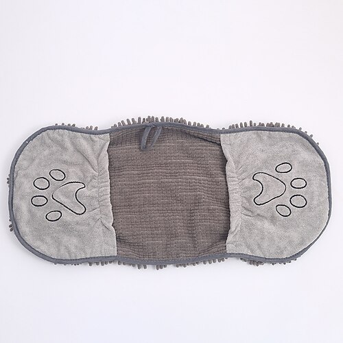 

Luxury Absorbent Dog Towel, 35x15 Extra Large Microfiber Quick Drying Dog Shammy with Hand Pockets Pet Towel for Dog and Cat, Machine Washable