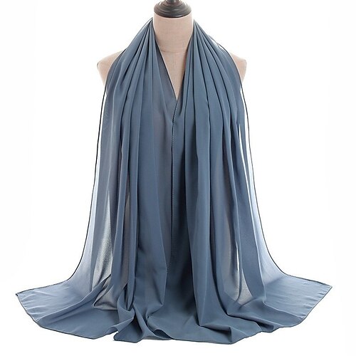 

Women's Scarves Sports & Outdoor Daily Holiday Polyester Chiffon Casual Simple Style Sweet 1 pcs