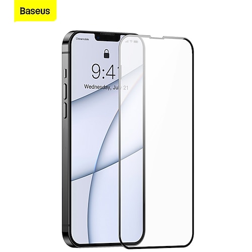 

Baseus 1Pcs 0.4mm Full-screen Full-glass Corning Tempered Glass Film For iPhone 6.7 inch 2021 for iPhone 13 Pro Max