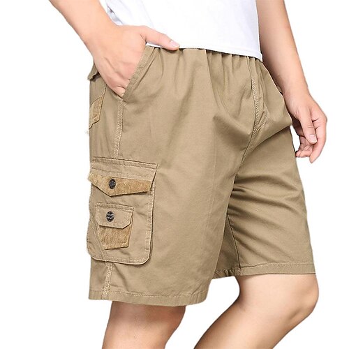 

Men's Cargo Shorts Hiking Shorts Summer Outdoor Ripstop Breathable Quick Dry Multi Pockets Shorts Bottoms ArmyGreen Black Cotton Camping / Hiking / Caving XL 2XL 3XL 4XL 5XL / Wear Resistance