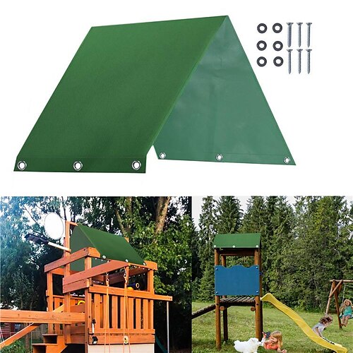 

Outdoor Patio Children'S Playground Swing Set Replacement Waterproof Canopy Cover Furniture Cover