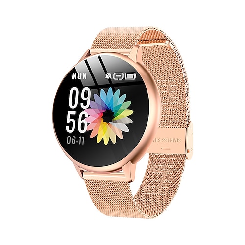 

IQ130 Smart Watch 1.3 inch Smartwatch Fitness Running Watch Bluetooth Temperature Monitoring Pedometer Call Reminder Compatible with Android iOS Women Men Waterproof Long Standby Hands-Free Calls IP68