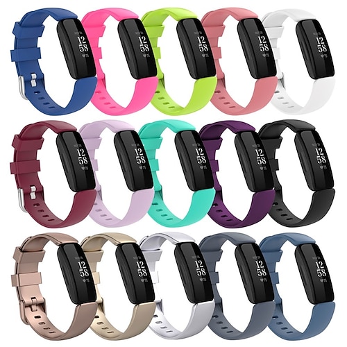 

Pulseira de Smartwatch Compatível com Fitbit Fitbit Inspire Inspire 2 / Inspire HR / Inspire Silicone Relógio inteligente Alça Impermeável Ajustável Respirável Pulseira Esportiva Substituição Pulseira