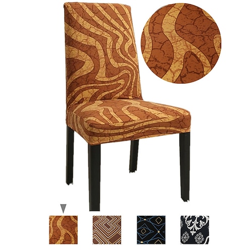 

Dinning Chair Cover Stretch Chair Seat Slipcover Soft Durable Washable Furniture Protector For Dinning Room Party