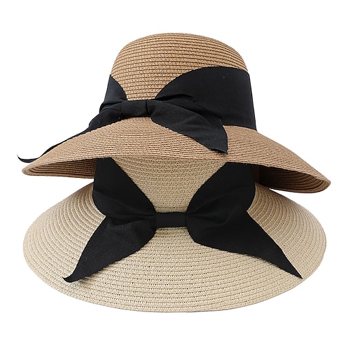 

Princess Audrey Hepburn Retro Vintage 1950s Straw Hat Women's Costume Vintage Cosplay Party / Evening Hat Masquerade