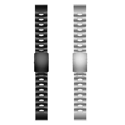 

1 pcs Smart Watch Band for Garmin venu 2 Fenix 7/6/5/5 Plus Vivoactive 4 Instinct 2S / 2S Solar Instinct 2/2 Solar / Solar / Instinct Standard 22mm 26mm Alloy Smartwatch Strap Adjustable Stainless