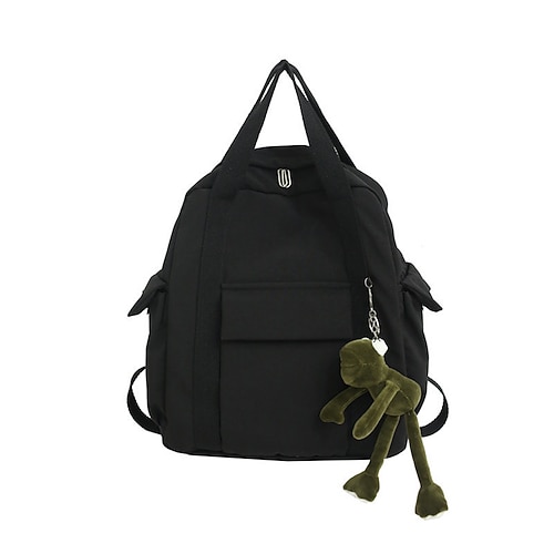 

School Backpack Bookbag Cartoon Solid for Student Men Women Water Resistant Wear-Resistant Breathable Nylon School Bag Back Pack Satchel 19.82 inch