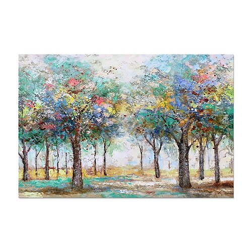 

Handmade Oil Painting Canvas Wall Art Decoration Modern Forest Landscape for Home Decor Rolled Frameless Unstretched Painting