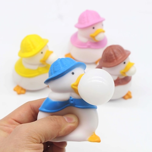 

Decompression Funny Toys Strange New fidget toys Artifact Duck Spit Bubble Toy Vent Ball Squeeze Decompression Toy 4pcs